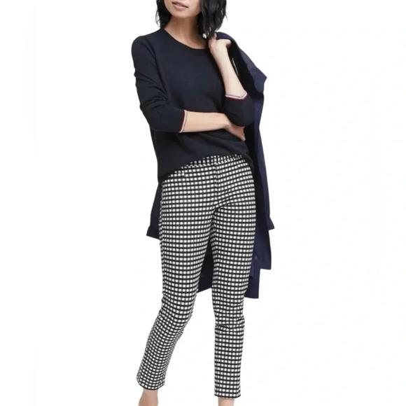 NWOT Banana Republic petite stretch Sloan Rayon/Cotton pant 2 front pockets - Picture 2 of 9